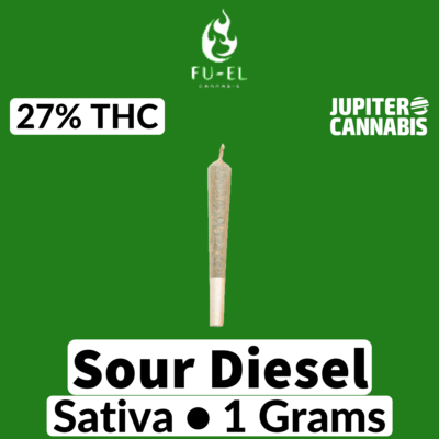 Fu-El Fu-el Sour Diesel 1g Joint - Jupiter Cannabis Winnipeg