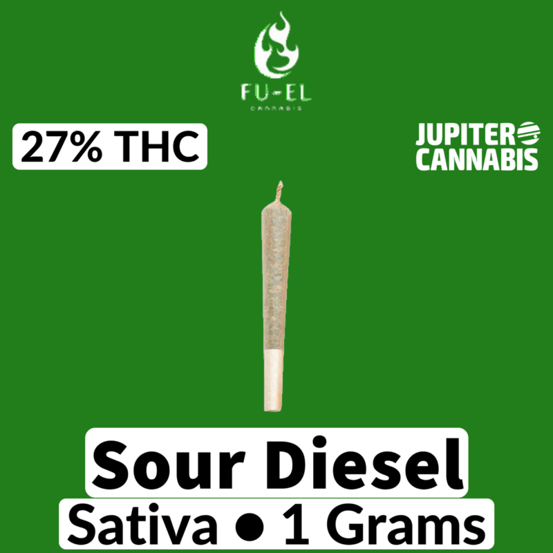 Fu-El Fu-el Sour Diesel 1g Joint - Jupiter Cannabis Winnipeg