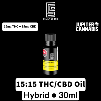 Encore Encore 15:15 THC/CBD Drops - Jupiter Cannabis Winnipeg