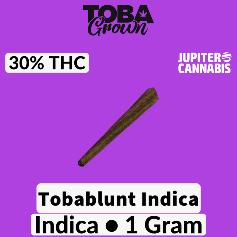 Tobagrown Tobablunt Indica 1g - Jupiter Cannabis Winnipeg