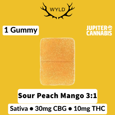 Wyld Wyld Sourpeachmango 3:1 - Jupiter Cannabis Winnipeg