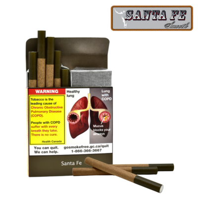 Santa Fe Smooth Filtered Little Cigars 20 Pack - Jupiter Cannabis Winnipeg