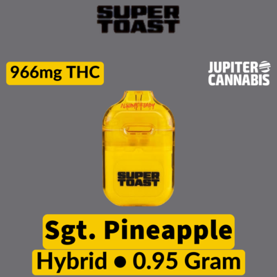 Super Toast Sgt. Pineapple AIO Liquid Diamond - Jupiter Cannabis Winnipeg
