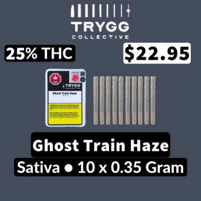 Trygg Trygg Ghost Train Haze 10 Pack - Jupiter Cannabis Winnipeg