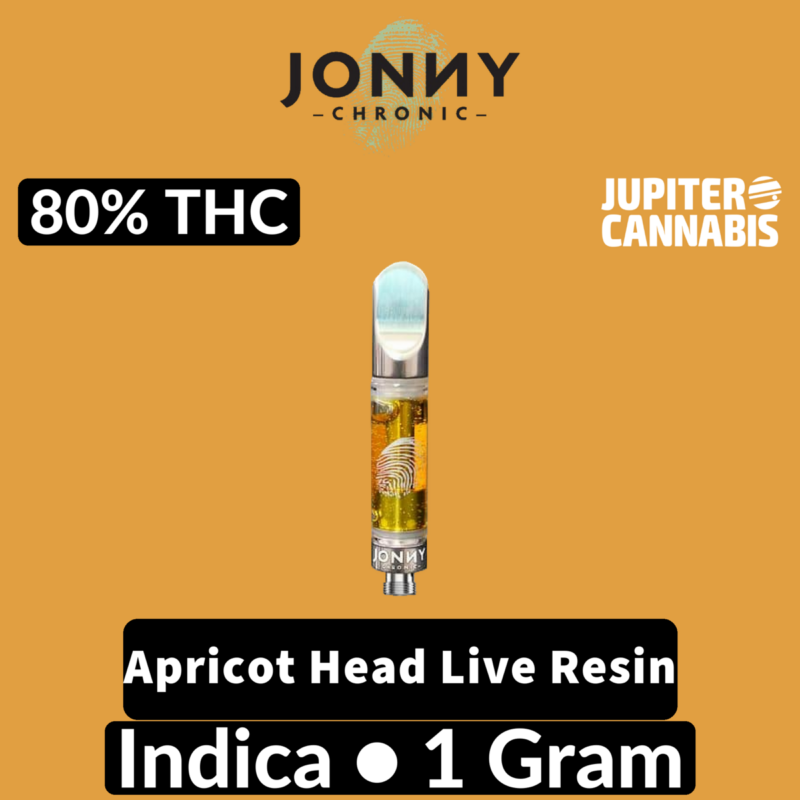 Jonny Chronic Jonny Chronic Apricot Head 1g - Jupiter Cannabis Winnipeg