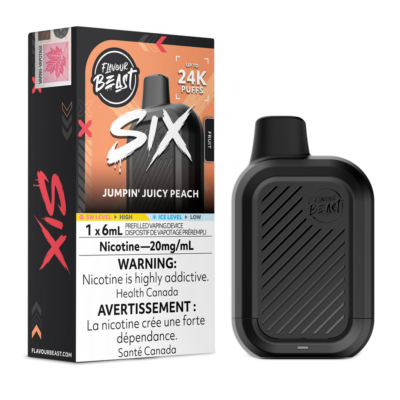 Flavour Beast Six – Jumpin’ Juicy Peach 20MG - Jupiter Cannabis Winnipeg